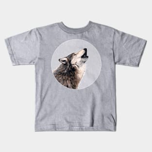 Grey wolf Kids T-Shirt